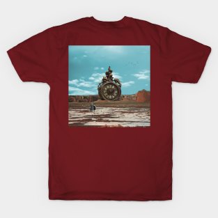 Searching For Time - Surreal/Collage Art T-Shirt